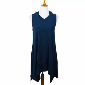 AnyBody Baby Terry Cover Up Navy Sz. XS